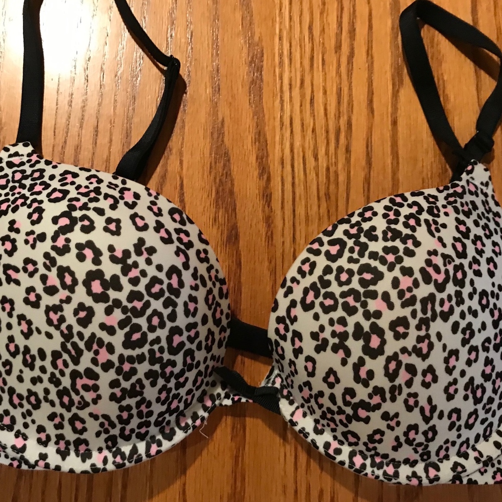 VS Leopard Push Up Bra 34B